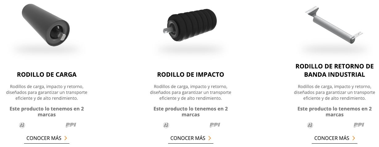 Tipos de rodillos